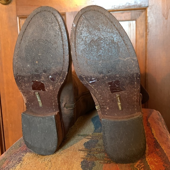 Vince Camino Genuine Brown Suede Leather Thigh High Boots. Can roll down cuff. 7 - Picture 9 of 12